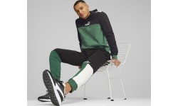 Мужские спортивные брюки Puma Ess+ Block Black White Green 848007 37