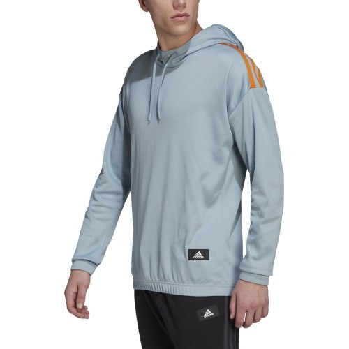 Мужская толстовка Adidas M Trvl 3S Hoodie, синяя HE2269