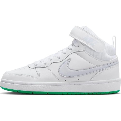 Подростковые кроссовки Nike Court Borough Mid 2 White Grey Green CD7782 115