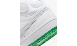 Nike Court Borough Mid 2 Youth Shoes White Grey Green CD7782 115