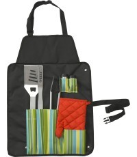 Barbecue Tools Set Cattara, 7pcs + Apron