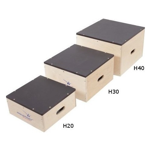 Pliometrinė dėžė Polsport, H-40 (40cm)