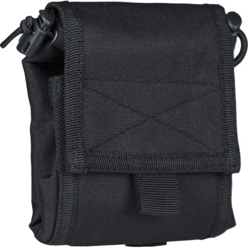 BLACK EMPTY SHELL POUCH COLLAPSIBLE