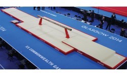 SET OF LANDING MATS FOR COMPETITION BEAM - WITH TOP MAT - 52 m² - FIG Approved