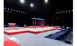 SET OF LANDING MATS FOR COMPETITION PARALLEL BARS - 43 m² - FIG Approved