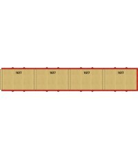 Nusileidimo čiužinių komplektas varžybinei skersinio gimnastikai – 24 m²