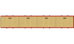 SET OF LANDING MATS FOR COMPETITION HIGH BAR - 24 m²