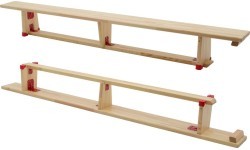 Gimnastikos suoliukas Coma Sport GS-177, 2,5 m, medinės kojos