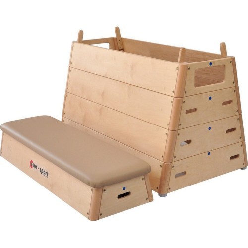 5-section Vaulting Box Coma-Sport GS-014 – Natural Leather