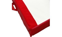 CUSTOM LANDING MAT FOR POMMEL HORSE - WITH BASE CUT-OUTS - 400 x 200 x 10 cm