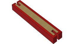 CENTRAL MAT FOR HIGH BAR - 300 x 50 x 20 cm