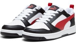 Подростковая обувь Puma Rebound V6 Lo Jr Black White Red 393833 04
