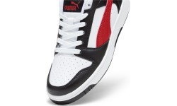 Подростковая обувь Puma Rebound V6 Lo Jr Black White Red 393833 04
