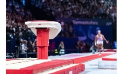 Комплект матов для приземления на соревнованиях по опорному прыжку с верхним матом, 15,60 м², сертификат FIG