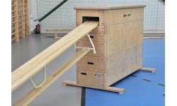 6-секционный гимнастический козёл Coma-Sport GS-292, натуральная кожа