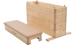 6 dalių gimnastikos dėžė Coma-Sport GS-290, sintetinė oda