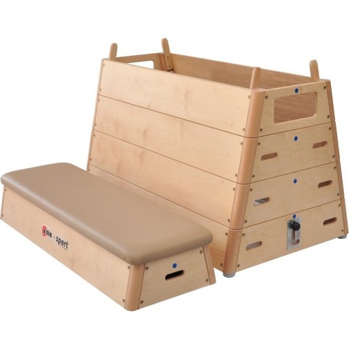 5-Section Vaulting Box Coma-Sport GS-015 – Transporter System, Natural Leather