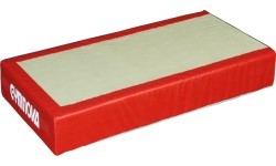 Tradicinis gimnastikos kritimo čiužinys žiedams, rąstui, lygiagretėms ir skersiniams su užvalkalu per plotį 100 x 200 x 20 cm