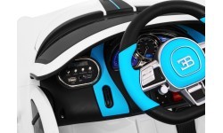 Elektromobilis Bugatti Divo, baltas