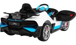 Электромобиль Bugatti Divo, белый