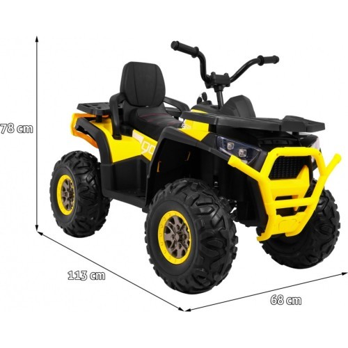 Keturratis ATV Desert, geltonas