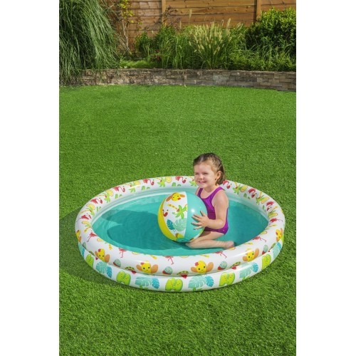 Pool Paddling Pool Wheel Ball Set 3 at 1 1 22 20cm BESTWAY