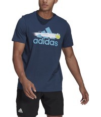 Adidas Marškinėliai Vyrams M Ss Cat Tee Blue GN8059