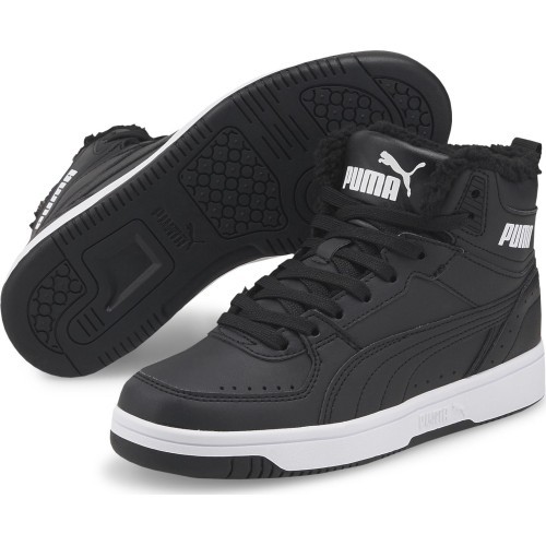 Обувь для подростков Puma Rebound Joy Fur Black 375477 01