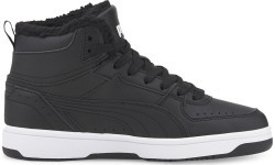 Puma Rebound Joy Fur Black shoes for teens 375477 01