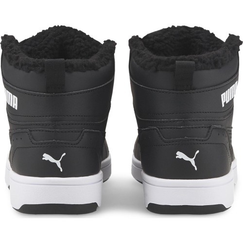 Puma Rebound Joy Fur Black shoes for teens 375477 01