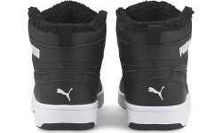 Puma Rebound Joy Fur Black shoes for teens 375477 01