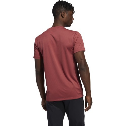 Adidas Aero 3s Tee Men's T-Shirt Red