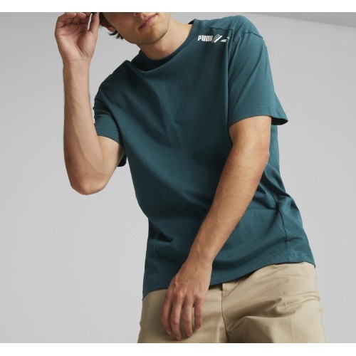 Puma Rad/Cal Tee Men's T-Shirt Varsity Green 849777 24