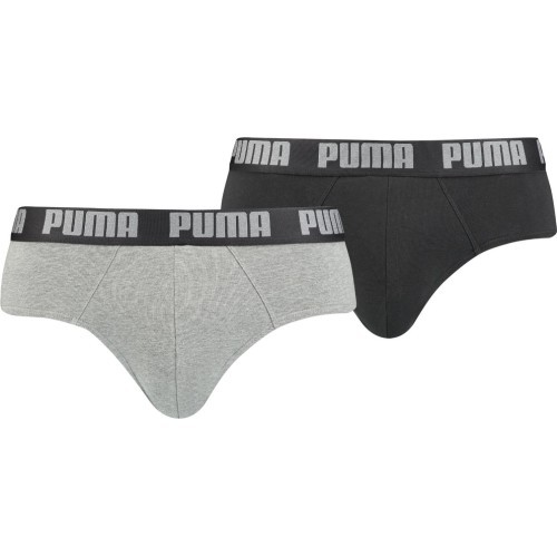 Puma Apatiniai Vyrams Basic Brief Black Grey 889100 19