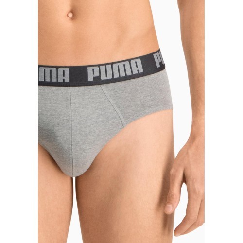 Puma Basic Brief Men's Underwear Black Grey 889100 19