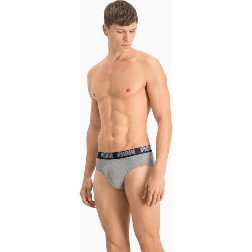 Puma Apatiniai Vyrams Basic Brief Black Grey 889100 19