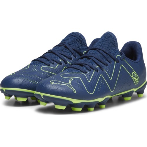 Футбольные бутсы Puma Future Play FG/AG Jr Persian Green Blue для подростков 107388 03
