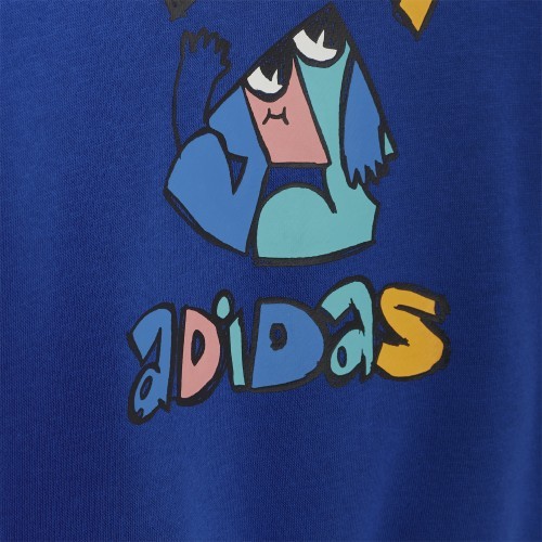 Adidas I Over Jog FL Kids' Tracksuit Blue HF1973