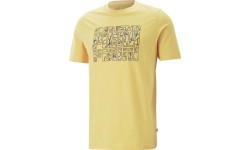 Мужская футболка Puma Graphics Summer Tee, жёлтая, 674482 40