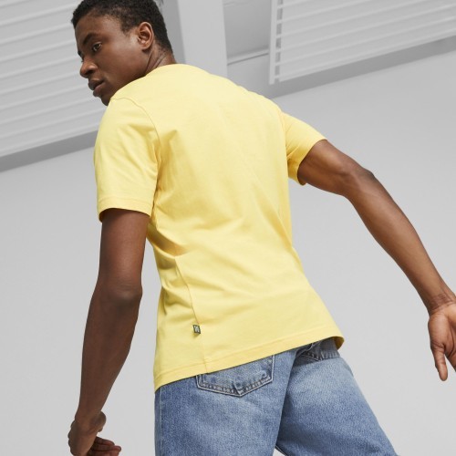 Puma Marškinėliai Vyrams Graphics Summer Tee Yellow 674482 40