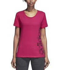 Adidas Palaidinė Aop Linear Tee Real Magenta DJ1626