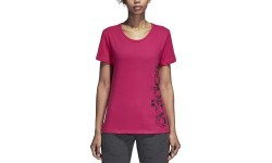 Adidas Palaidinė Aop Linear Tee Real Magenta DJ1626