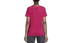 Adidas Palaidinė Aop Linear Tee Real Magenta DJ1626