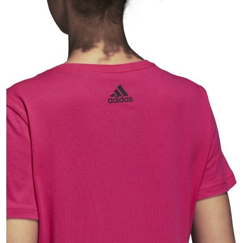 Adidas Palaidinė Aop Linear Tee Real Magenta DJ1626