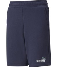 Подростковые шорты Puma Ess+ 2 Col Shorts, тёмно-синие 586989 96
