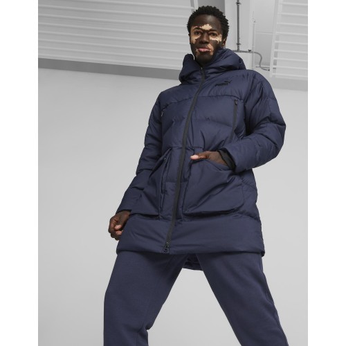 Мужской пуховик Puma Protective Hooded тёмно-синий 675378 06