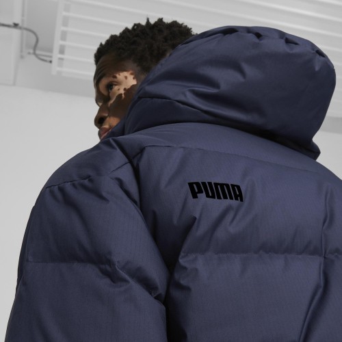 Мужской пуховик Puma Protective Hooded тёмно-синий 675378 06