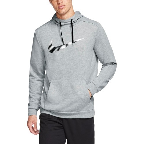 Мужская толстовка Nike M NK Dry Hoodie PO Swoosh, серая CJ4268 063