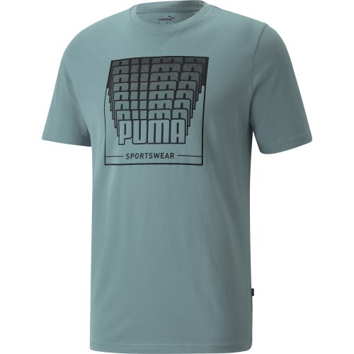 Puma Men's T-Shirt Wording Grap Green 848564 50