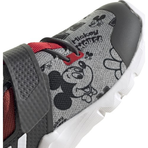 Детские кроссовки Adidas RapidaFlex Mickey серые/красные EF9730